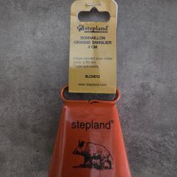 Sonnaillon Stepland orange sanglier 4cm neuf
