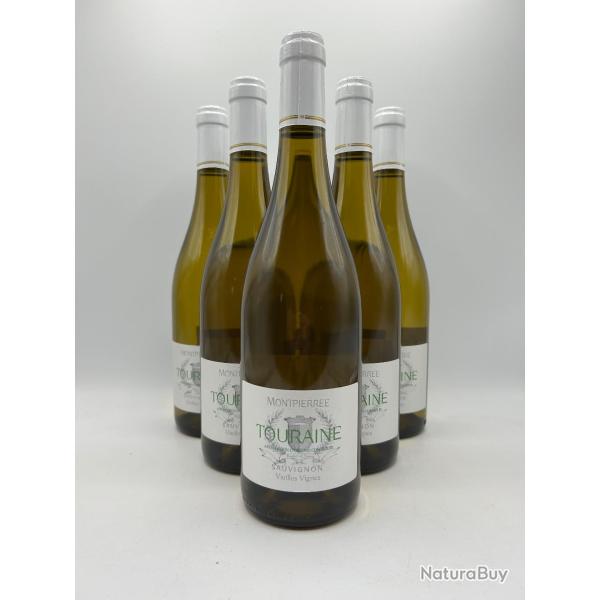 Vente express ! 6 Bouteilles de vins blancs Touraine Sauvignon Domaine de Montpierree, 2024