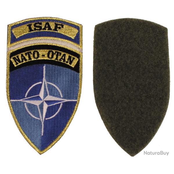 Authentique patch OTAN � ISAF � Afghanistan bleu