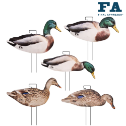 Formes de 12 silhouettes de colvert (PRECOMMANDE) - FINAL APPROACH