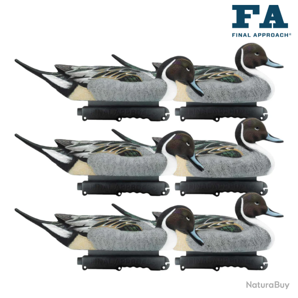 Formes de canard pilet x6  (PRECOMMANDE) - FINAL APPROACH
