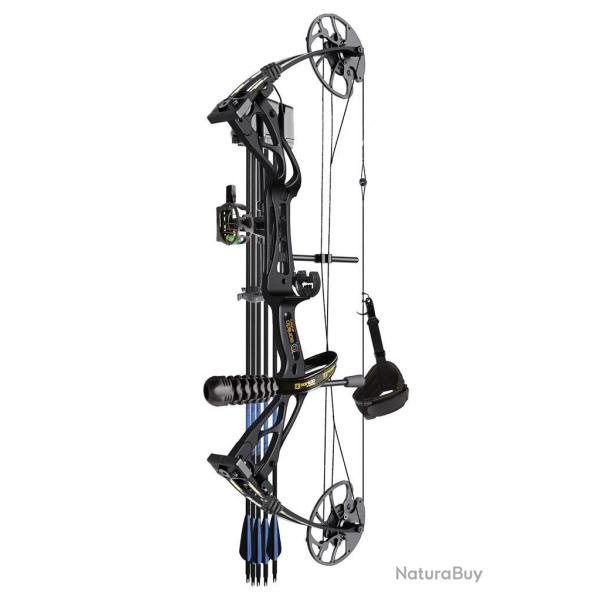 Kit arc � poulies Sanlida Dragon X8 Pro Noir R�glable de 18 � 31" R�glable de 10 � 60lbs