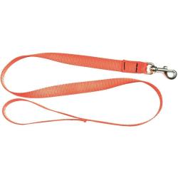 LAISSE 1,20 M SANGLE ORANGE FLUO POUR CHIEN - COUNTRY