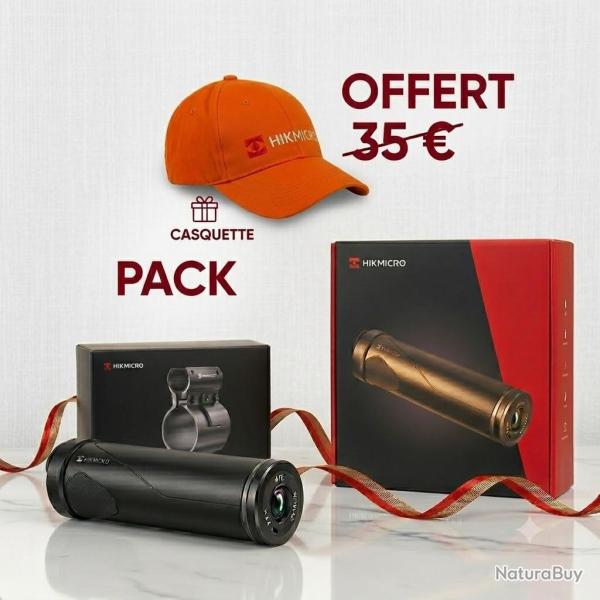 Pack camera hikcam d'action sous canon HIKMICRO A7E + support carabine avec silencieux