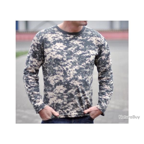 T-shirt manches longues Coloris AT Digital