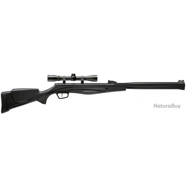 Pack CARABINE A AIR COMPRIME STOEGER RX20 S3 SUPPRESSOR HAUSSE ET GUIDON CAL4.5 - 19.9J + lunette 4x