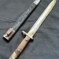 Ba&iuml;onnette allemande 1871/84 de mitrailleur - WW1
