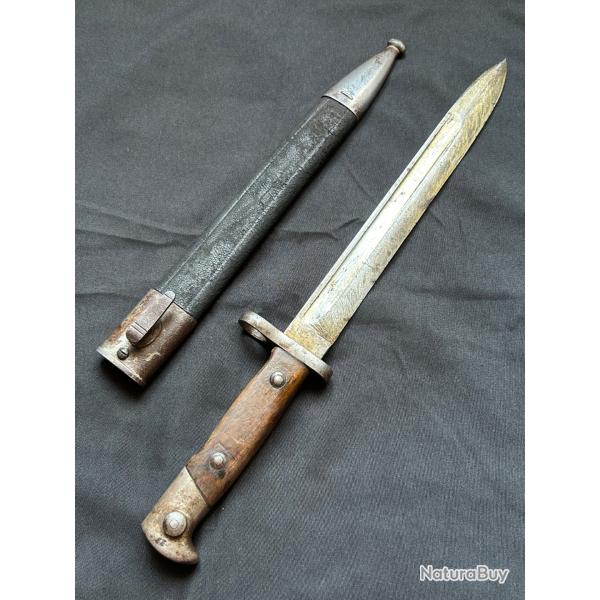 Ba�onnette allemande 1871/84 de mitrailleur - WW1