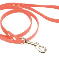 LAISSE 1,20 M BIOTHANE ORANGE FLUO POUR CHIEN - COUNTRY