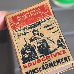 Boite d'allumettes 1940