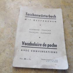 manuel m&eacute;mento traduction dictionnaire publication Fran&ccedil;ais Allemand seconde guerre contr&ocirc;le Vichy