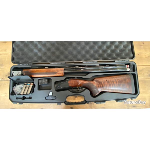 Fusil de ball trap MANU TRAP cal 12/76, longueur de canon 76, coffret complet avec chokes