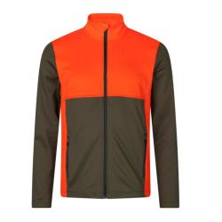 Polaire SEELAND Elliot Pine green/Hi-Vis orange