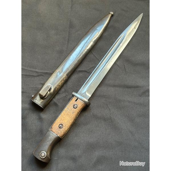 Ba�onnette allemande 98k plaquette bois - WW2