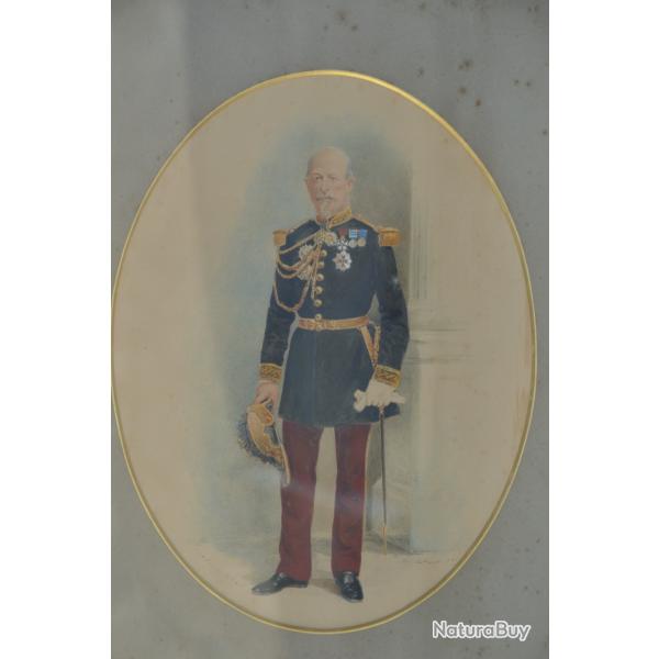 AQUARELLE GOUACHE-GENERAL CHARLES LEON DUMONT (1806-1889)-SECOND EMPIRE-ALGERIE-CRIMEE-ITALIE-1870