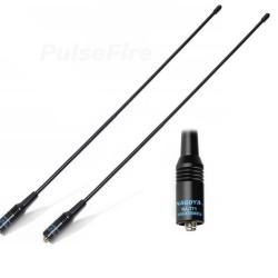 Lot de 2 antennes longues Nagoya NA-771 (38cm) pour talkies-walkies Baofeng et autres