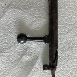 culasse droite de fusil carcano