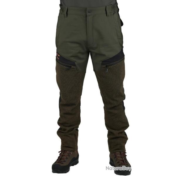 Pantalon Masseria M75 cotone olive stretch