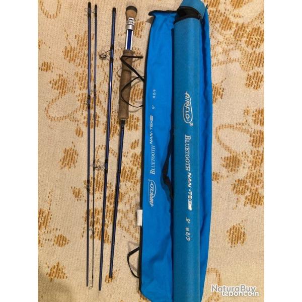 Airflo Bluetooth NanoTech 9' #8/9 Greys GT500 et Okuma Integrity + soies