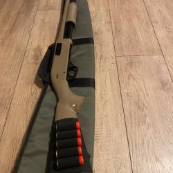 Fusil &agrave; pompe WINCHESTER SXP Dark Earth Rifled cal.12/76