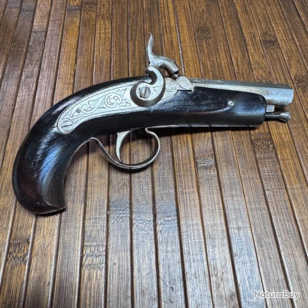 Pistolet derringer philadelphia grav� Calibre 36 PN AMR Espagne