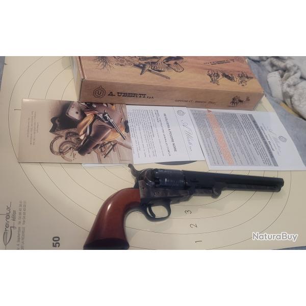 REVOLVER UBERTI 1851 NAVY LONDON FINTION BRONZE 36