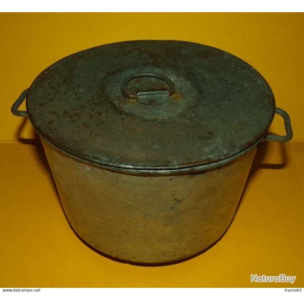 GAMELLE DE POILUS WWI POUR LE REPAS DE L'ARMEE FRANCAISE DE FABRICATION FRANCAISE , PERIODE 1914-191