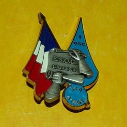 GENDARMERIE&nbsp; :&nbsp;ESOG CHAUMONT, 340&deg; Stage - 1&deg; Escadron, FABRICANT DELSART SENS&nbsp;  , HOMOLOGATION SANS