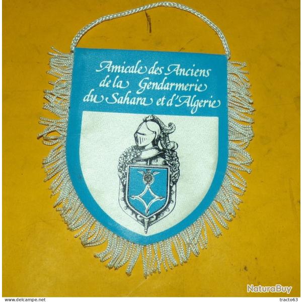 GENDARMERIE�: FANION AMICALE DES ANCIENS DE LA GENDARMERIE DU SAHARA ET D'ALGERIE, ETAT VOIR PHOTOS