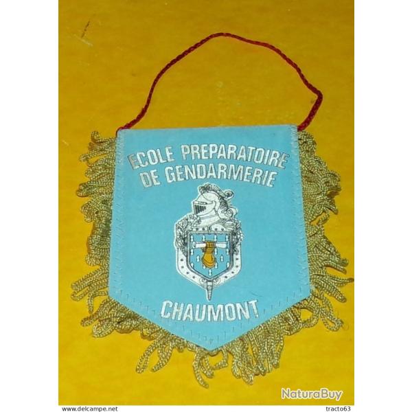 GENDARMERIE�: FANION ECOLE PREPARATOIRE DE GENDARMERIE , CHAUMONT�, ETAT VOIR PHOTOS . POUR TOUT REN