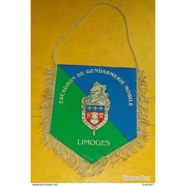GENDARMERIE�: FANION ESCADRON GENDARMERIE MOBILE DE LIMOGES�, ETAT VOIR PHOTOS . POUR TOUT RENSEIGNE