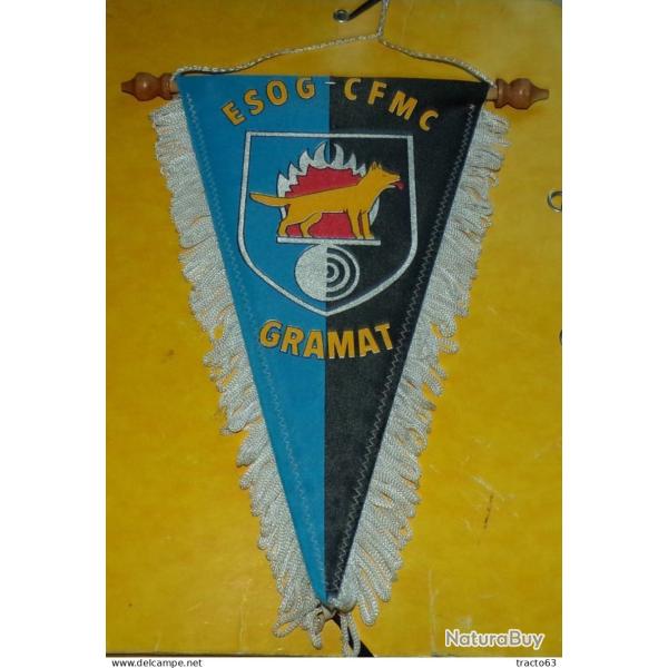 GENDARMERIE�: FANION ESOG - CFMC , GRAMAT��, ETAT VOIR PHOTOS . POUR TOUT RENSEIGNEMENT ME CONTACTER