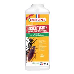 Insecticide &eacute;cochoc poudre au pyr&egrave;thre v&eacute;g&eacute;tal 500 g - Saniterpen