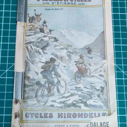 PETIT CATALOGUE MANUFACTURE D'ARMES ET CYCLES  DE SAINT ETIENNE APRES 1905  PAS SUR LES ARMES