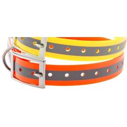 COLLIER POUR CHIEN - COUNTRY - ORANGE FLUO