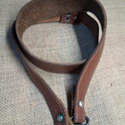 Sangle r&eacute;glable pour carabine ou fusil de chasse avec grenadieres