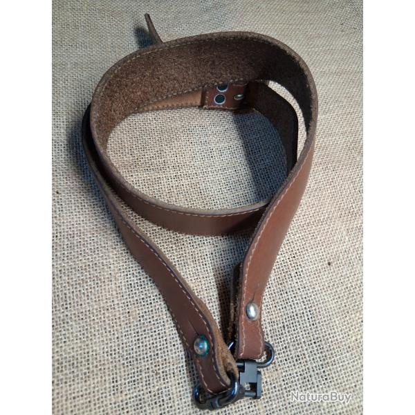 Sangle r�glable pour carabine ou fusil de chasse avec grenadieres