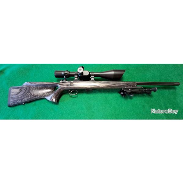 Carabine CZ 455 22LR + lunette Walther + bipied