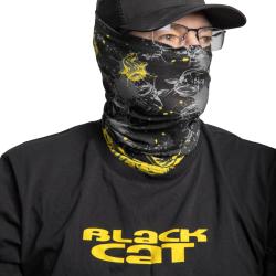 Tour de cou Black Cat Snood Jaune Noir