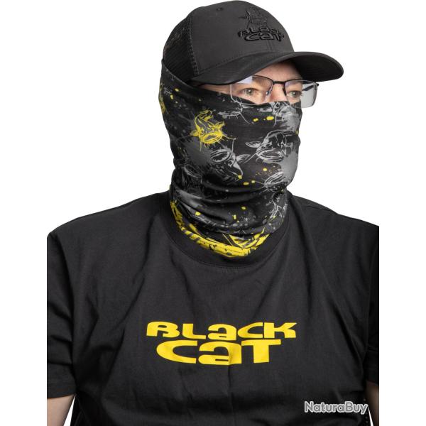 Tour de cou Black Cat Snood Jaune Noir