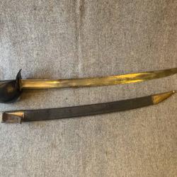 Sabre de bord (ou d'abordage) mod&egrave;le 1833 dit "cuiller &agrave; pot"