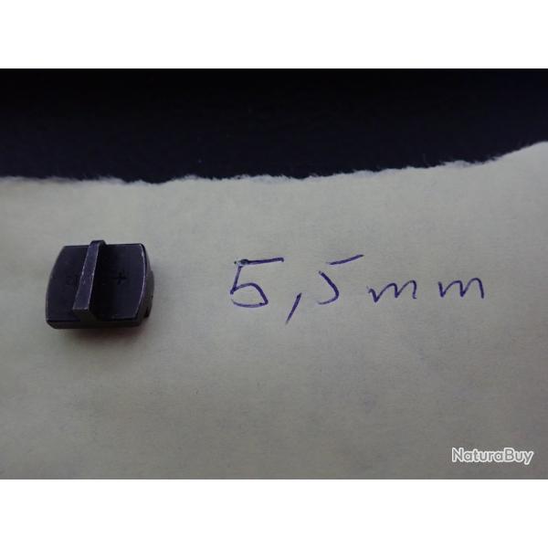 Guidon pour fusil Rubin Schmidt 96/11 ou G11. Hauteur 5,5 mm