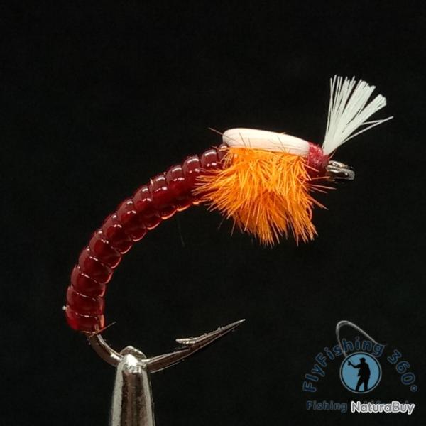 Mouche nymphe Buzzer / Blood Worm pour la p�che