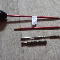 Baguette et 2 &eacute;couvillons pour pistolet ou revolver Smith et Wesson