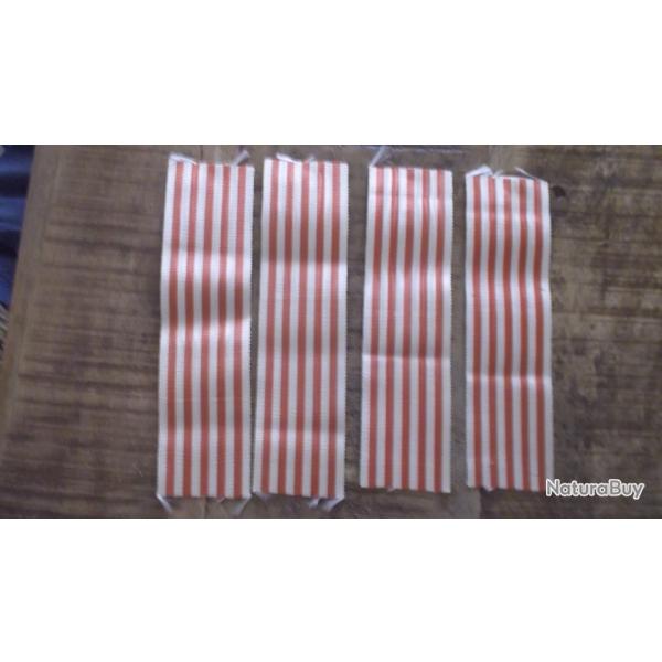 lot de quatre rubans d'origine maitre tailleur 14/18 commemo