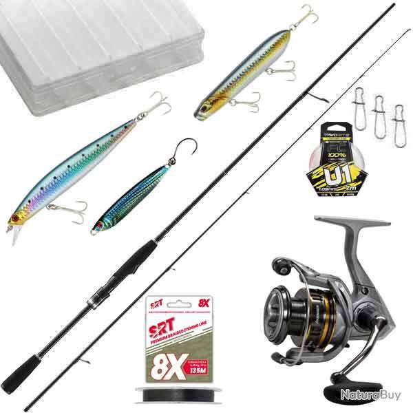 Pack Complet Bar 2.43m 15-40g