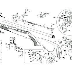 Lot pi&egrave;ces d&eacute;tach&eacute;es CZ 527