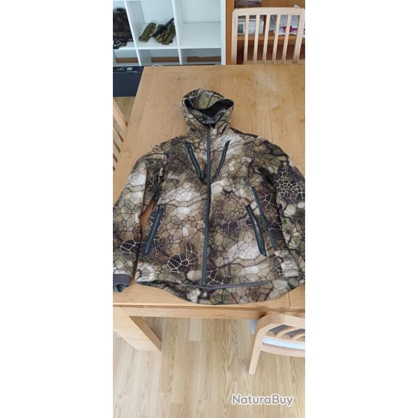 Veste d'hiver de chasse Solognac camouflage Furtiv