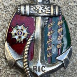 43&deg; R&eacute;giment d'Infanterie Coloniale, 9 palmes,Drago M&eacute;tra