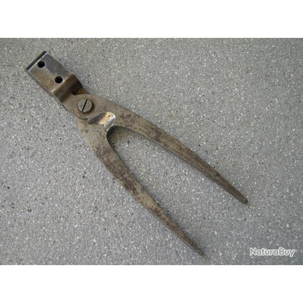 Tr�s gros double moule a balles d'origine pour calibre de 17,5 mm